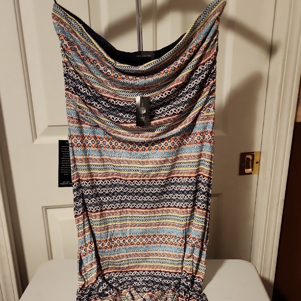 Limited NWT Multicolor Strapless Dress